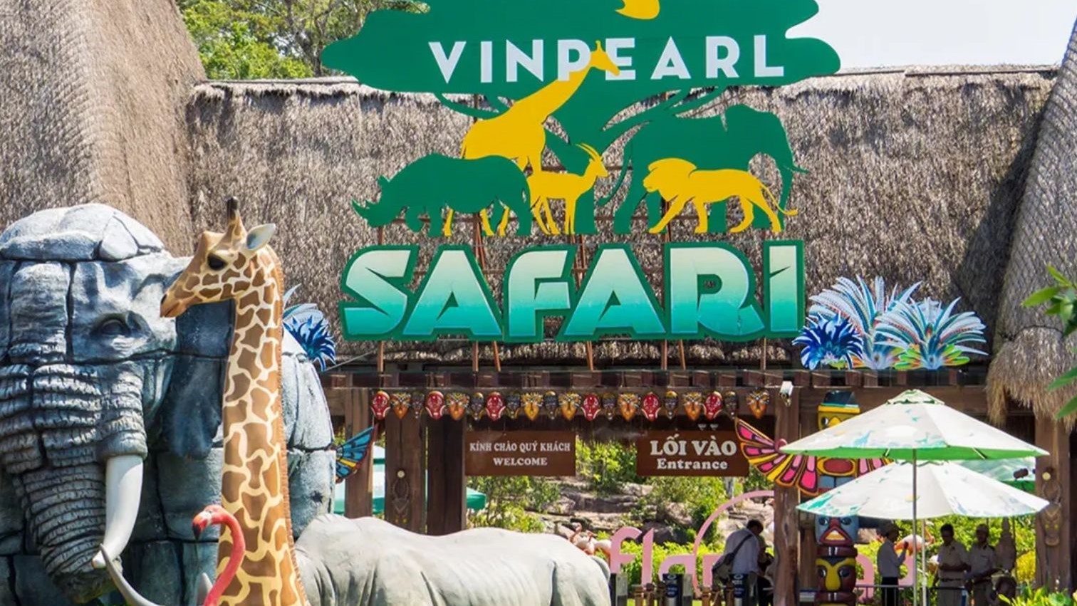 Entrance to Vinpearl Safari Phú Quốc